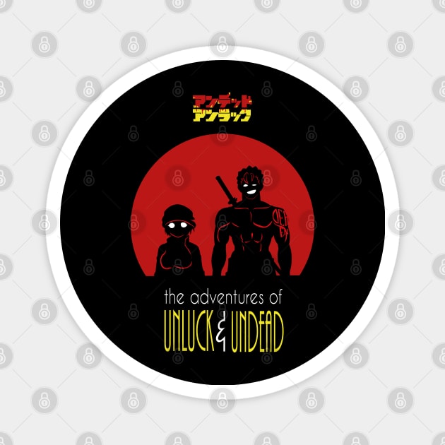 UNDEAD UNLOCK: THE ADVENTURES OF UNLOCK & UNDEAD Magnet by FunGangStore
